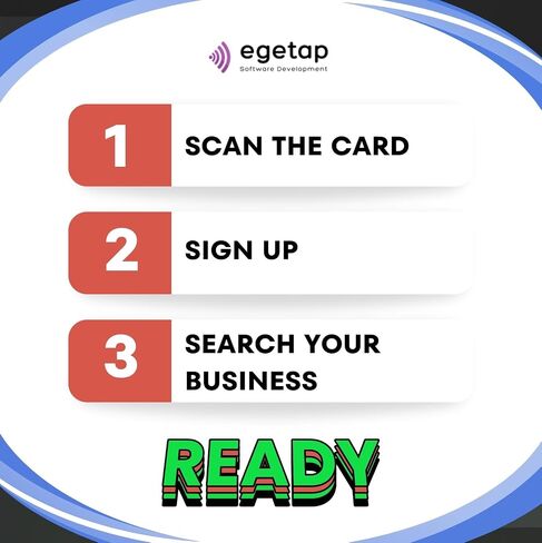 NFC Google Review Cards, Black PVC, 3.5x2 Inch, Business Marketing Tool with QR Code for Customer Feedback (Black, 1) in Saudi Arabia
