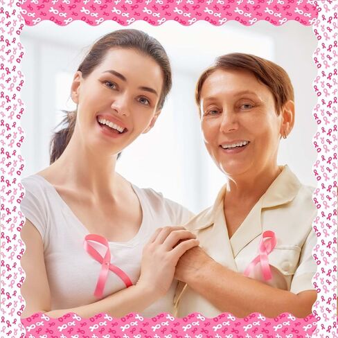 65Ft Breast Cancer Awareness Bulletin Board Borders Pink Ribbon Scalloped Bulletin Border Trim for Women Girls for Classroom Wall Office Window for Breast Cancer Month Decor in Saudi Arabia
