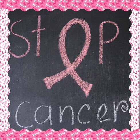 65Ft Breast Cancer Awareness Bulletin Board Borders Pink Ribbon Scalloped Bulletin Border Trim for Women Girls for Classroom Wall Office Window for Breast Cancer Month Decor in Saudi Arabia