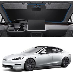 Spigen Triple-Coated CryoShade Front Windshield Sunshade (Reinforced Velcro Strap) Designed for All Tesla Model 3 and Y 2023/2022 [Compatible with Model 3 2024 Refresh] in Saudi Arabia