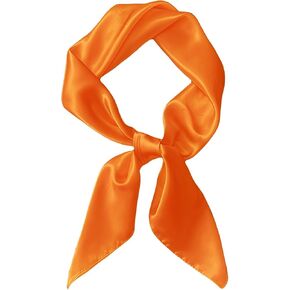 Bwerfuet Women Silk Scarf, Satin Hair Bandanas Square Stain Scarf Vintage Head Scarves for Women in Kuwait