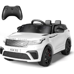 Garvee Kids Electric Car with Remote Control, Licensed Land Rover Ride On Truck Toy for Ages 37 Months+ w/Parent Remote, Rocking Mode, MP3 Player & Safety Belt | Birthday/Xmas Gift in Saudi Arabia