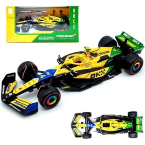 2024 جديد 1/43 F1 MCL38#4 سباق CAR F1 Miniature Diecast Model Collection Collection Model in Kuwait