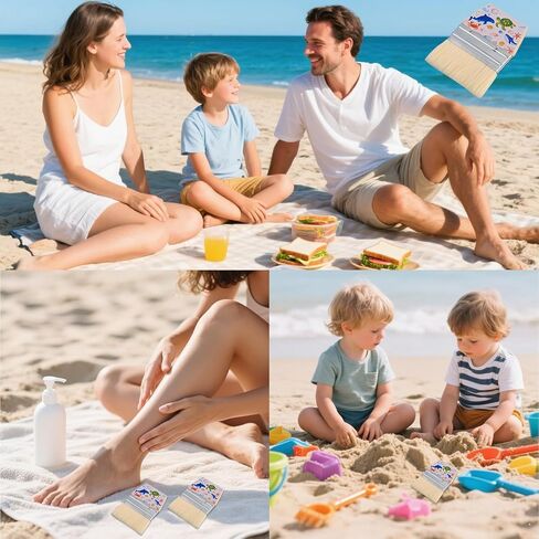 فرشاة إزالة الرمال الشاطئية ، ومسح القفازات السريعة الجافة والقابلة لإعادة الاستخدام للأطفال البالغين ، يجب أن تكون ضرورية على الشاطئ لأنشطة رمل الصيف للعطلات in Kuwait