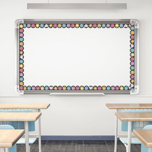 82 قدم مشرق Boho Bulletin Border Complosity Smile Face Star Heart Plaid Stripe Lofer in Saudi Arabia