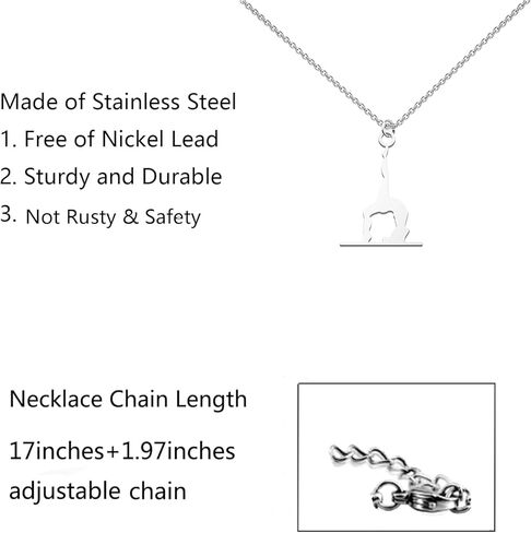 FUSTMW Gymnastics Necklace gifts Gymnast Pendant Jewelry Gymnastics Inspirational Team Gifts for Gymnast women girls in Kuwait