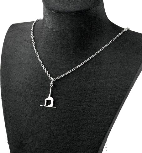 FUSTMW Gymnastics Necklace gifts Gymnast Pendant Jewelry Gymnastics Inspirational Team Gifts for Gymnast women girls in Kuwait