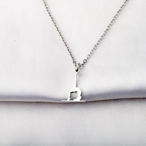 FUSTMW Gymnastics Necklace gifts Gymnast Pendant Jewelry Gymnastics Inspirational Team Gifts for Gymnast women girls in Kuwait
