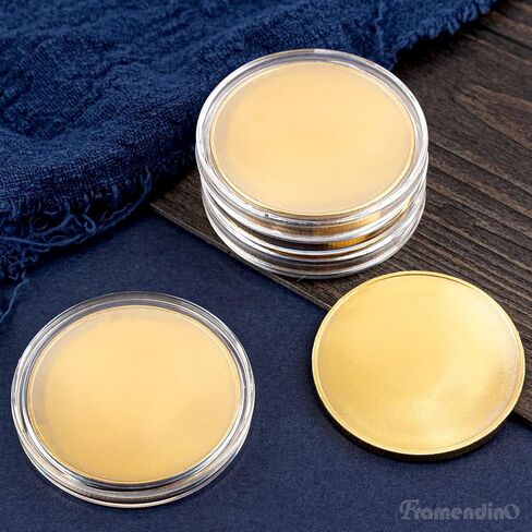 Framendino, 15 Pack Blank Challenge Coins Laser Engraving Stamping with Acrylic Protection Boxes for DIY Crafts Styles A in Saudi Arabia
