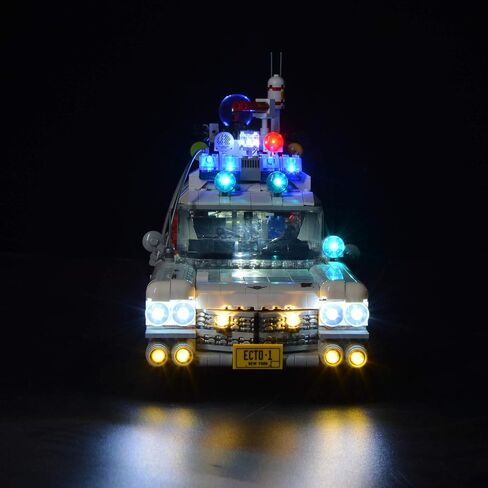 T-Club Upgrade RC LED Light Kit with Sound for Lego Ghostbusters Ecto-1 10274, Lighting Kit Compatible with Lego 10274 (Not Include Building Block Set) (with Sound RC) in Saudi Arabia