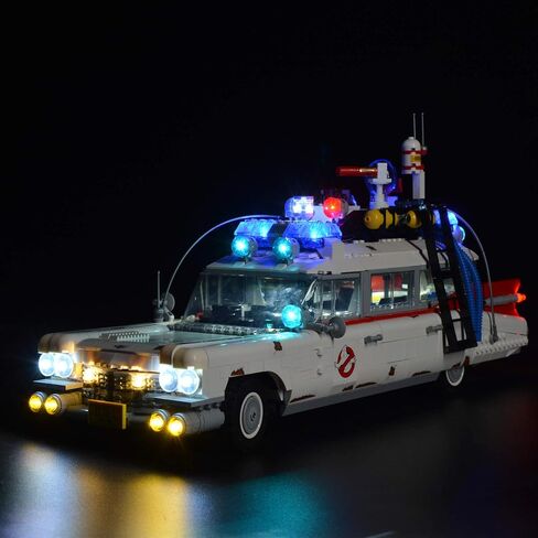 T-Club Upgrade RC LED Light Kit with Sound for Lego Ghostbusters Ecto-1 10274, Lighting Kit Compatible with Lego 10274 (Not Include Building Block Set) (with Sound RC) in Saudi Arabia