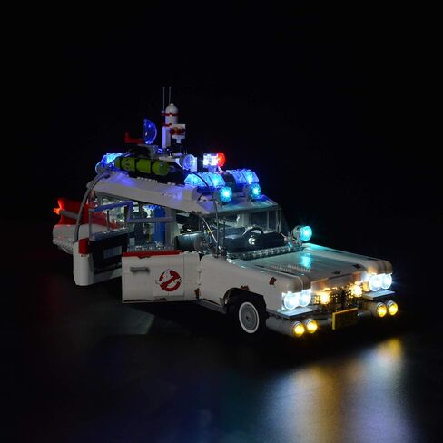 T-Club Upgrade RC LED Light Kit with Sound for Lego Ghostbusters Ecto-1 10274, Lighting Kit Compatible with Lego 10274 (Not Include Building Block Set) (with Sound RC) in Saudi Arabia