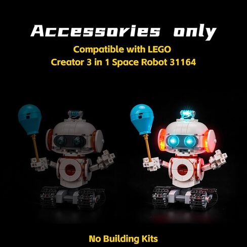 BrickBling LED Light Only, Compatible with Lego Creator 3 in 1 Space Robot 31164-Not Come with Model in Saudi Arabia