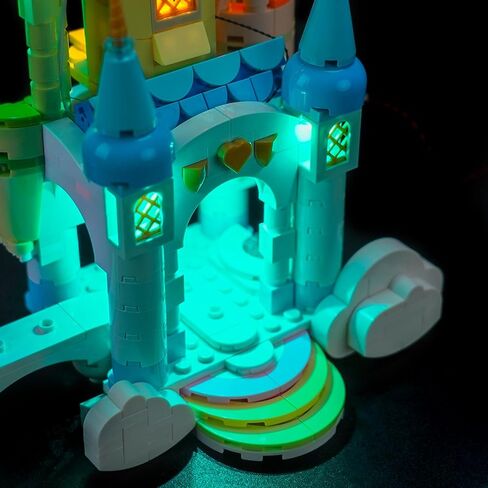 Light kit Compatible with Lego 31175 Unicorn Castle - No Model Only Light, LED Lighting Accessories Compatible with Lego Creator 3-in-1Unicorn Castle in Saudi Arabia