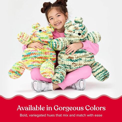 Premier Yarns Basix Chenille Tie Dye ، Super Bulky Chenille Yarn ، 2180-09 in Harmony in Saudi Arabia