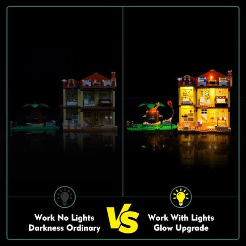 Light kit Compatible with Lego 11203 Bluey's Family House - No Model Only Light, LED Lighting Accessories Compatible with Lego 11203 Bluey's Cozy Cottage in Saudi Arabia