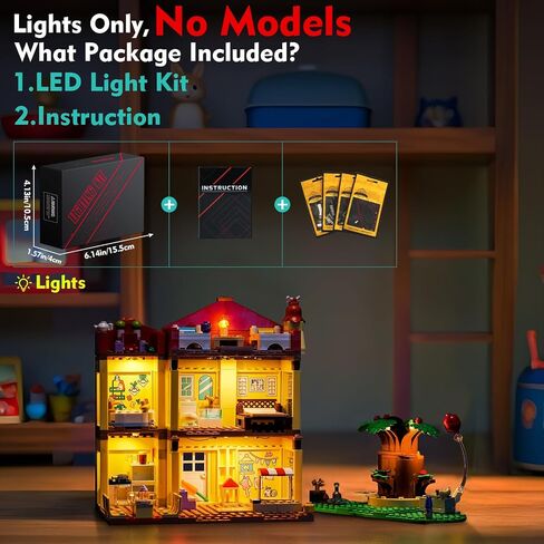 Light kit Compatible with Lego 11203 Bluey's Family House - No Model Only Light, LED Lighting Accessories Compatible with Lego 11203 Bluey's Cozy Cottage in Saudi Arabia