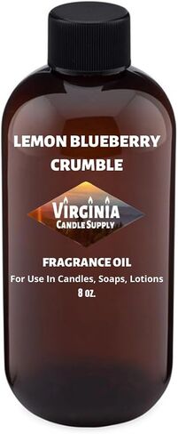 Lemon Blueberry Crumble Fragrance Oil (Our Version of The Brand Name) (8 oz Bottle) for Candle Making, Soap Making, Tart Making, Room Sprays, Lotions, Car Fresheners, Slime, Bath Bombs in Saudi Arabia