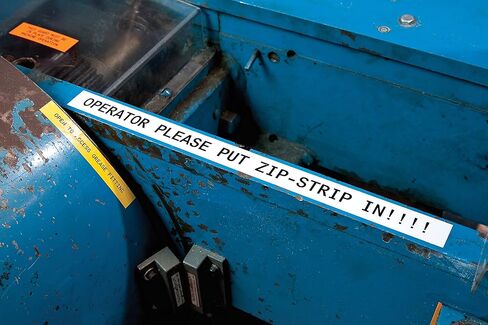 Brady-MC1-1000-595-WT-BK المسؤول (MC-1000-595-WT-BK) شريط علامات فينيل عالية الالتصاق ، أسود على أبيض-مصمم ل BMP41 و BMP51 و BMP53 Label-طول 25 "، عرض 1" in Kuwait