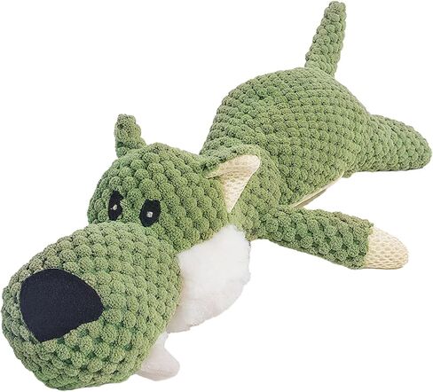 ألعاب Plush Chew للكلاب الكبيرة ، ألعاب الكلب الصاخبة للذئب للكلاب الكبيرة المتوسطة الكبيرة ، لعبة مضغ الحيوانات الأليفة الدائمة لجميع السلالات - الحجم الكبير ، الأخضر in Saudi Arabia