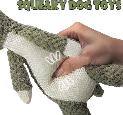 ألعاب Plush Chew للكلاب الكبيرة ، ألعاب الكلب الصاخبة للذئب للكلاب الكبيرة المتوسطة الكبيرة ، لعبة مضغ الحيوانات الأليفة الدائمة لجميع السلالات - الحجم الكبير ، الأخضر in Saudi Arabia
