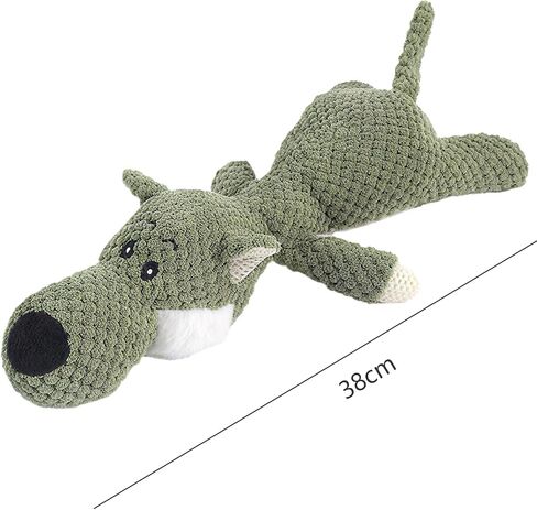 ألعاب Plush Chew للكلاب الكبيرة ، ألعاب الكلب الصاخبة للذئب للكلاب الكبيرة المتوسطة الكبيرة ، لعبة مضغ الحيوانات الأليفة الدائمة لجميع السلالات - الحجم الكبير ، الأخضر in Saudi Arabia