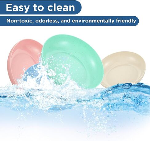 48 Pack Cat Dishes Whisker Friendly, 5.6 Inch Whisker Fatigue Relief Cat Bowl Shallow Wide Pet Food and Water Bowl, Durable Cats Wet Feeding Bowls for Indoor Outdoor Cats Kittens(4 Colors) in Saudi Arabia