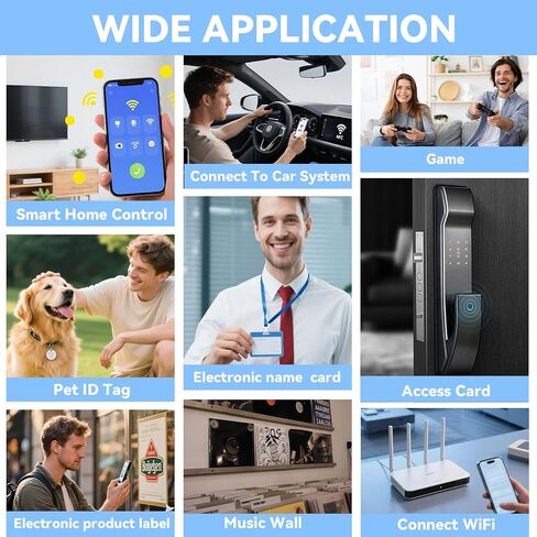 30 PCS NFC TAGS NTAG216 NFC ملصقات NFC فارغة NFC بطاقات دائرية ، ملصقات RFID ، ذاكرة 888 بايت ، متوافقة مع أجهزة الهواتف المحمولة الممكّنة من Tagmo و Amiibo و NFC in Saudi Arabia