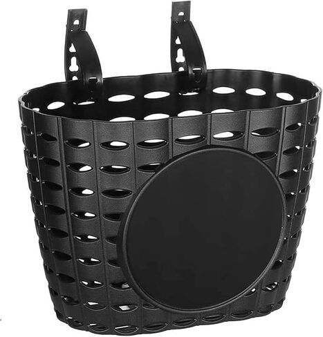 سلة دراجة للأطفال من Freefish مع تصميم أشرطة قابلة للتعديل، سلة دراجة مقود لملحقات دراجات الأطفال (أسود) in Kuwait