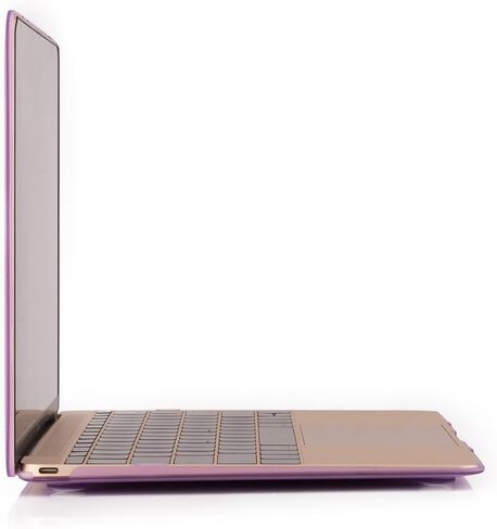 Compatible with MacBook 12 Inch A1534 - Slim Snap On Hard Shell Protective Cover and Keyboard Cover (Black) in Saudi Arabia
