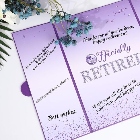 Retirement Party Decorations Large Retird Card Signing Black Gold Happy Retirement Guest Book Creative retirement Card for Men Women in Saudi Arabia