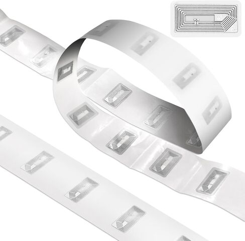 100 PCS NFC TAGS ملصقات مع رقاقة NTAG213 الأصلية ، ملصقات لاصقة واضحة علامات RFID ، ملصقات NFC ، ملصقات لاصقة إعادة الكتابة ، 144 بايت ذاكرة in Kuwait