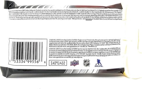 Upper Deck 2022/23 MVP Hockey NHL Fat Pack in Saudi Arabia