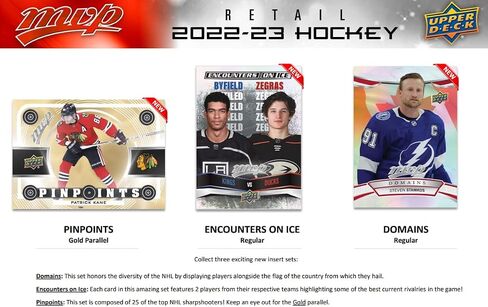Upper Deck 2022/23 MVP Hockey NHL Fat Pack in Saudi Arabia