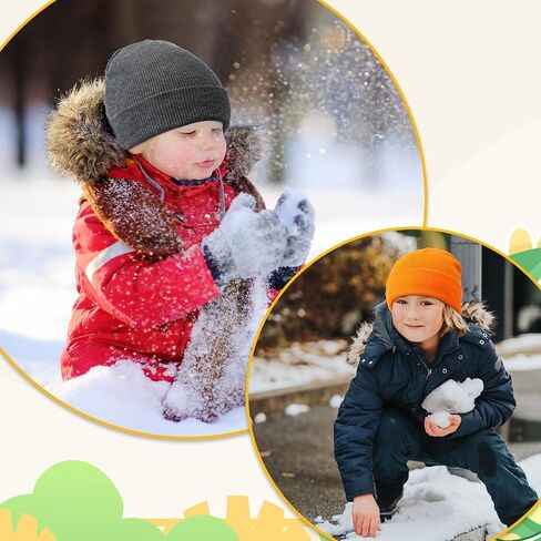 Toulite 100 Pcs Winter Beanies Gloves, Winter Hats Gloves Bulk for Toddler, Gloves and Hats for Kids Bulk, Children Warm Cold Weather Hats for Children School Donation Set in Kuwait