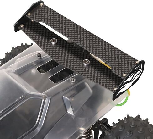 Kyx Racing Carbon Carin Car Car Body Wing Wing Spoiler ترقيات الإكسسوارات لـ 1/10 RC Car Tamiya Hornet-Evo in Kuwait