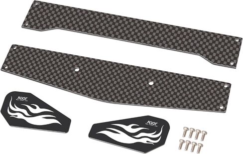 Kyx Racing Carbon Carin Car Car Body Wing Wing Spoiler ترقيات الإكسسوارات لـ 1/10 RC Car Tamiya Hornet-Evo in Kuwait