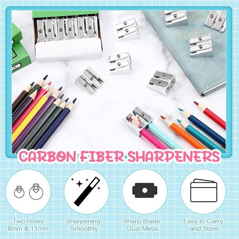 180 PCS Operation Christmas Attrics Bulk Metal Pencil Sharpener 2 Holes Manual Handheld Pencil Sharea in Kuwait