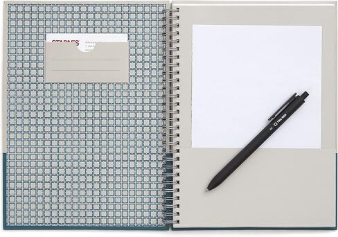 Tru Red Staples 24383525 غطاء محكم الغطاء الصلب المتوسط ​​، Gray/Teal in Saudi Arabia