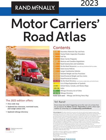 Motor Carriers' Road Atlas 2023 in Saudi Arabia