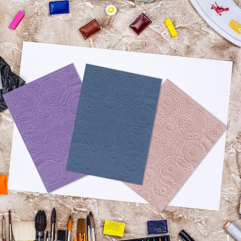 HIENAJ 3D Textured Impressions Background Embossing Folder - Happy Birthday Words Pattern - Plastic Template for Card Making, Scrapbooking, Paper Craft, Album Stamps, and DIY Décor in Saudi Arabia