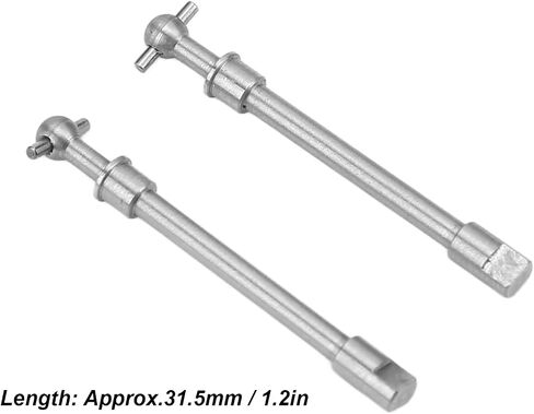 Hardened Steel Front Axle Drive Shaft for SCX24 1/24 RC Crawler Car CNC Processing Reduce Virtual Displacement in Saudi Arabia