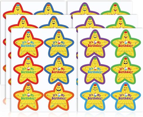 Eersida 36 PCS Star Star Starges Starges ، إنها شارات عيد ميلادي لوازم هدايا الحزب in Saudi Arabia