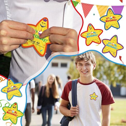 Eersida 36 PCS Star Star Starges Starges ، إنها شارات عيد ميلادي لوازم هدايا الحزب in Saudi Arabia