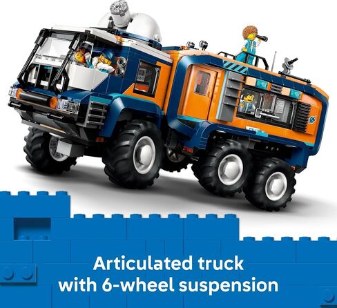 Lego City Arctic Explorer Science Lab Building Tuy - STEM Pray Play مجموعة للأولاد والبنات ، Ages 8+ - Tuy Thank Ageable for Kids w/5 minifigures - فكرة هدية لأعياد الميلاد - 60471 in Saudi Arabia