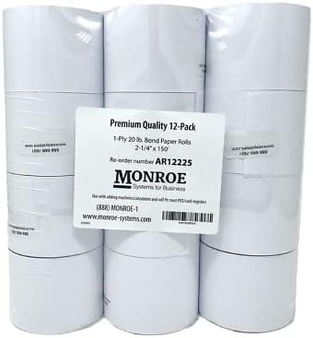 Monroe Genuine Supply Kit (6) M33X RIBBON CHARTRIDGES & (12) لفات قسط 20 رطلاً in Saudi Arabia
