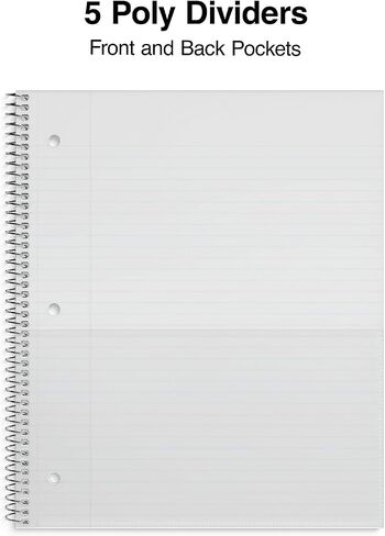 دفاتر ستابلز 5 موضوع ، 8.5 "× 11" ، حكمت الكلية ، 200 ورقة ، غلاف البط البري ، 1 العرف in Saudi Arabia