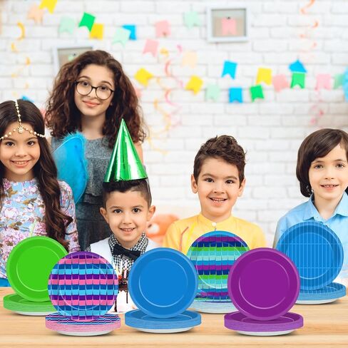 48PCS Video Game Birthday Party Supplies Video Gaming Paper Plates 7" Dinnerware Dessert Plates Llama Game On Party Decorations Gamer Level Up Table Decor for Teenager Kids Boys Birthday Favor in Saudi Arabia