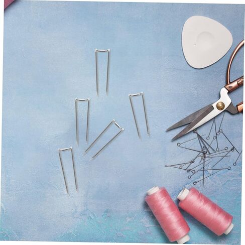 jojofuny 100pcs U-Shaped Patchwork Pins for Sewing and Quilting Cloth Positioning Needles for DIY Crafts and Home Use Sturdy and Easy to Handle in Saudi Arabia
