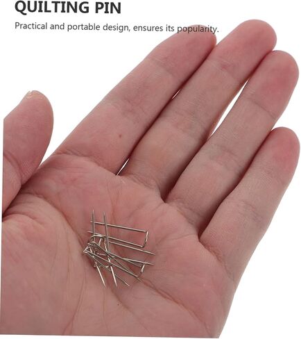 jojofuny 100pcs U-Shaped Patchwork Pins for Sewing and Quilting Cloth Positioning Needles for DIY Crafts and Home Use Sturdy and Easy to Handle in Saudi Arabia
